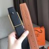 Hermes Officier Belt Buckle & Brown 38MM Strap - Image 2