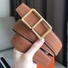 Hermes Officier Belt Buckle & Brown 38MM Strap - Image 6