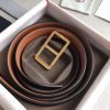 Hermes Officier Belt Buckle & Brown 38MM Strap - Image 7