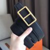 Hermes Officier Belt Buckle & Black 38MM Strap - Image 2