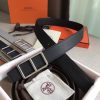 Hermes Officier Belt Buckle & Black 38MM Strap - Image 4