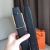 Hermes Officier Belt Buckle & Black 38MM Strap - Image 7