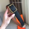 Hermes Brown Saddle 38MM Reversible Belt - Image 4