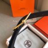 Hermes Brown Saddle 38MM Reversible Belt - Image 6