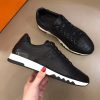Hermes Trail Sneaker In Black Calfskin Leather - Image 2