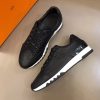 Hermes Trail Sneaker In Black Calfskin Leather - Image 6