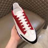 Hermes Trail Sneaker In Red/White Calfskin - Image 7