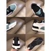 Hermes Trail Sneaker In White/Blue Calfskin - Image 5