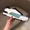 Hermes Trail Sneaker In White/Blue Calfskin - Image 6