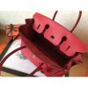 Hermes Red Swift Birkin 30cm Handmade Bag - Image 3