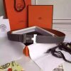 Hermes Grey Epsom Kits Belt Constance Buckle - Image 2