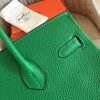 Hermes Bamboo Clemence Birkin 35cm Handmade Bag - Image 4