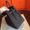 Hermes Cafe Clemence Birkin 35cm Handmade Bag - Image 9