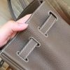 Hermes Etoupe Clemence Birkin 35cm Handmade Bag - Image 4