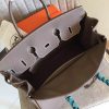 Hermes Etoupe Clemence Birkin 35cm Handmade Bag - Image 5
