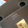 Hermes Etoupe Clemence Birkin 35cm Handmade Bag - Image 6