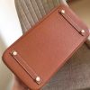 Hermes Gold Clemence Birkin 35cm Handmade Bag - Image 2