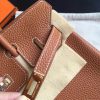 Hermes Gold Clemence Birkin 35cm Handmade Bag - Image 4