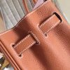 Hermes Gold Clemence Birkin 35cm Handmade Bag - Image 5