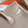 Hermes Grey Clemence Birkin 35cm Handmade Bag - Image 5