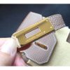 Hermes Grey Clemence Birkin 35cm Handmade Bag - Image 8