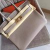 Hermes Grey Clemence Birkin 35cm Handmade Bag - Image 9