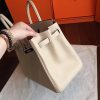 Hermes Ivory Clemence Birkin 35cm Handmade Bag - Image 5