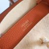 Hermes Orange Clemence Birkin 35cm Handmade Bag - Image 4