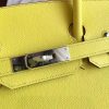 Hermes Jaune Epsom Birkin 35cm Handmade Bag - Image 6