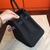 Hermes Black Clemence Birkin 40cm Handmade Bag - Image 6