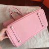 Hermes Pink Clemence Birkin 40cm Handmade Bag - Image 8
