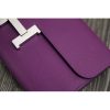 Hermes Constance Wallet In Purple Epsom Leather - Image 9