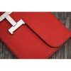 Hermes Constance Wallet In Red Epsom Leather - Image 9
