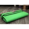 Hermes Kelly Longue Wallet In Bamboo Clemence Leather - Image 3