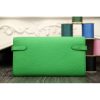 Hermes Kelly Longue Wallet In Bamboo Clemence Leather - Image 4
