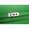 Hermes Kelly Longue Wallet In Bamboo Clemence Leather - Image 9