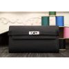Hermes Kelly Longue Wallet In Black Clemence Leather - Image 7