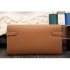 Hermes Kelly Longue Wallet In Brown Epsom Leather - Image 2