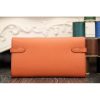 Hermes Kelly Longue Wallet In Crevette Epsom Leather - Image 3