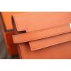 Hermes Kelly Longue Wallet In Crevette Epsom Leather - Image 8