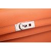 Hermes Kelly Longue Wallet In Crevette Epsom Leather - Image 9