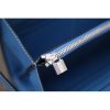 Hermes Kelly Longue Wallet In Jean Blue Epsom Leather - Image 2