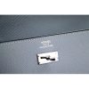 Hermes Kelly Longue Wallet In Blue Lin Epsom Leather - Image 9