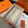 Hermes Bicolor Kelly Ghillies Wallet In Ivory Swift Leather - Image 7