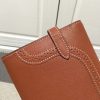 Hermes Kelly Ghillies Wallet In Brown Swift Leather - Image 4