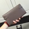 Hermes Kelly Ghillies Wallet In Etoupe Swift Leather - Image 4