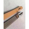 Hermes Etoupe Epsom Kelly Belt With Palladium Hardware - Image 6