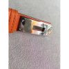 Hermes Orange Epsom Kelly Belt With Palladium Hardware - Image 5