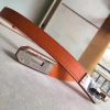 Hermes Orange Epsom Kelly Belt With Palladium Hardware - Image 8