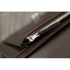 Hermes Dogon Combine Wallet In Chocolate Leather - Image 3